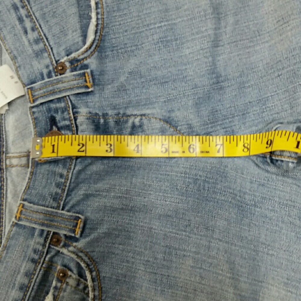 Levis Slouch Boot Cut Patchwork Jeans Style 513 - image 8